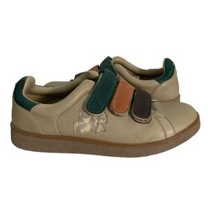 Jerome Dreyfuss Tan Leather Sneakers Size 38
